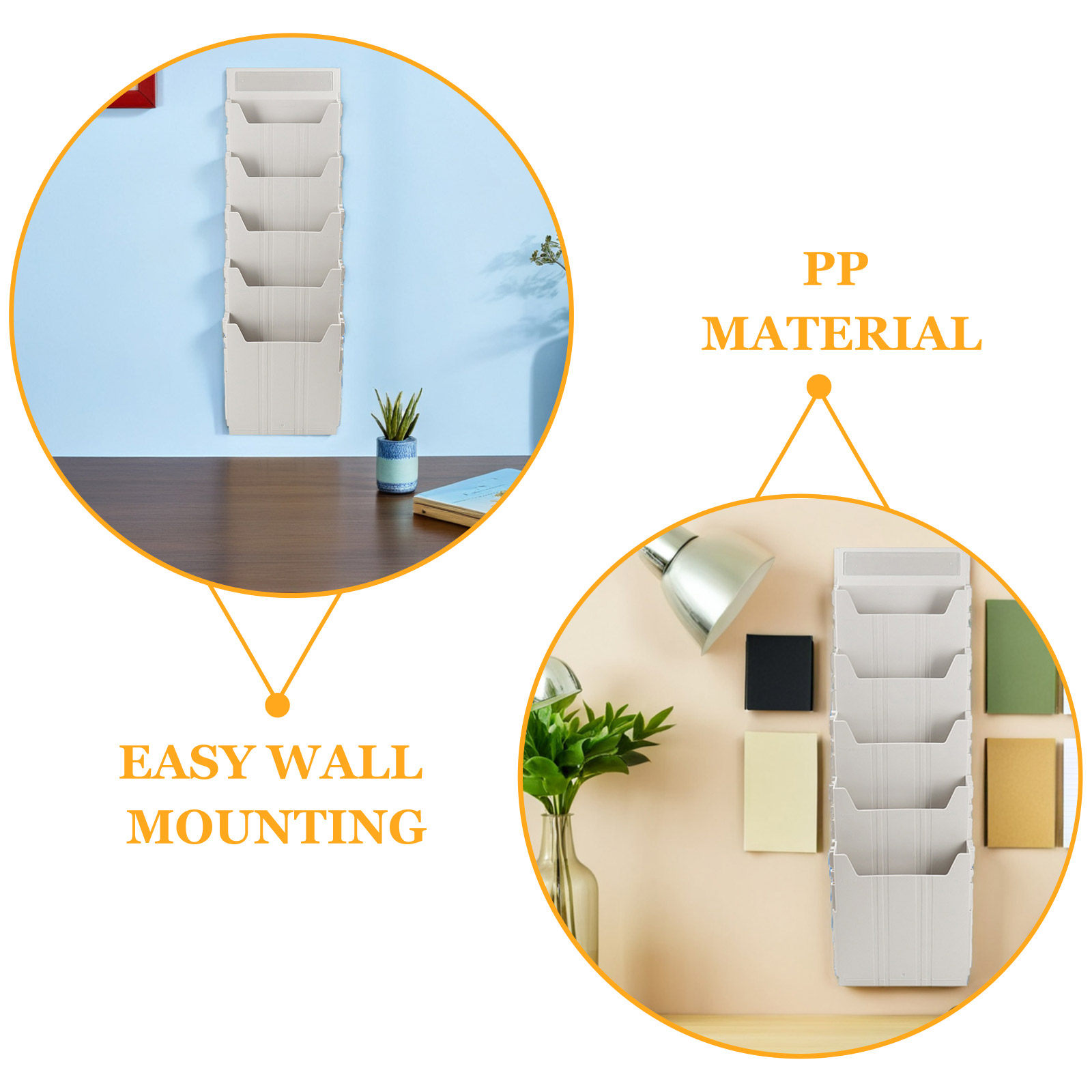 Duvara Monte Edilebilen, Geniş - Magazine Holder Rack incelemesi ve fiyatı
