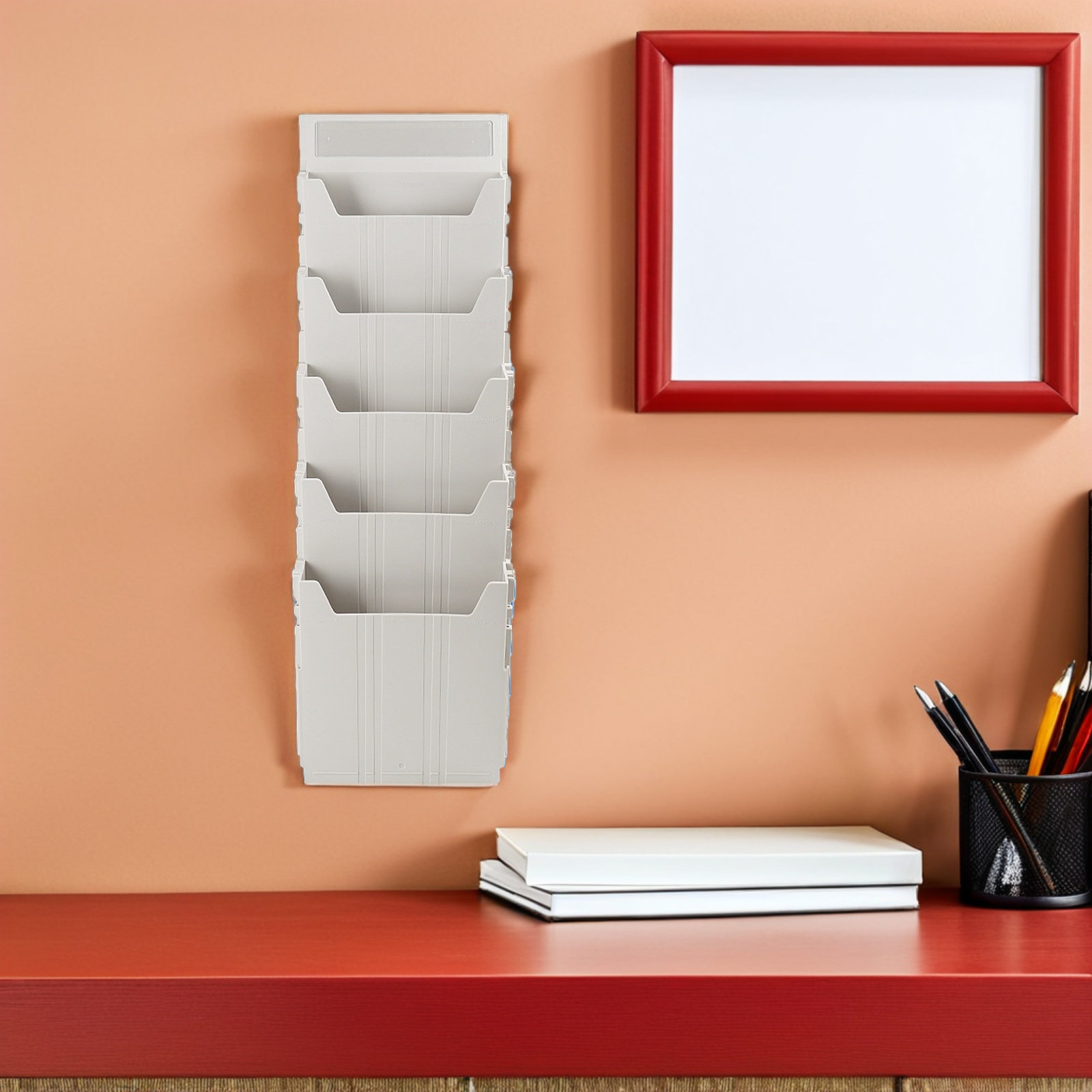 Duvara Monte Edilebilen, Geniş - Magazine Holder Rack incelemesi ve fiyatı
