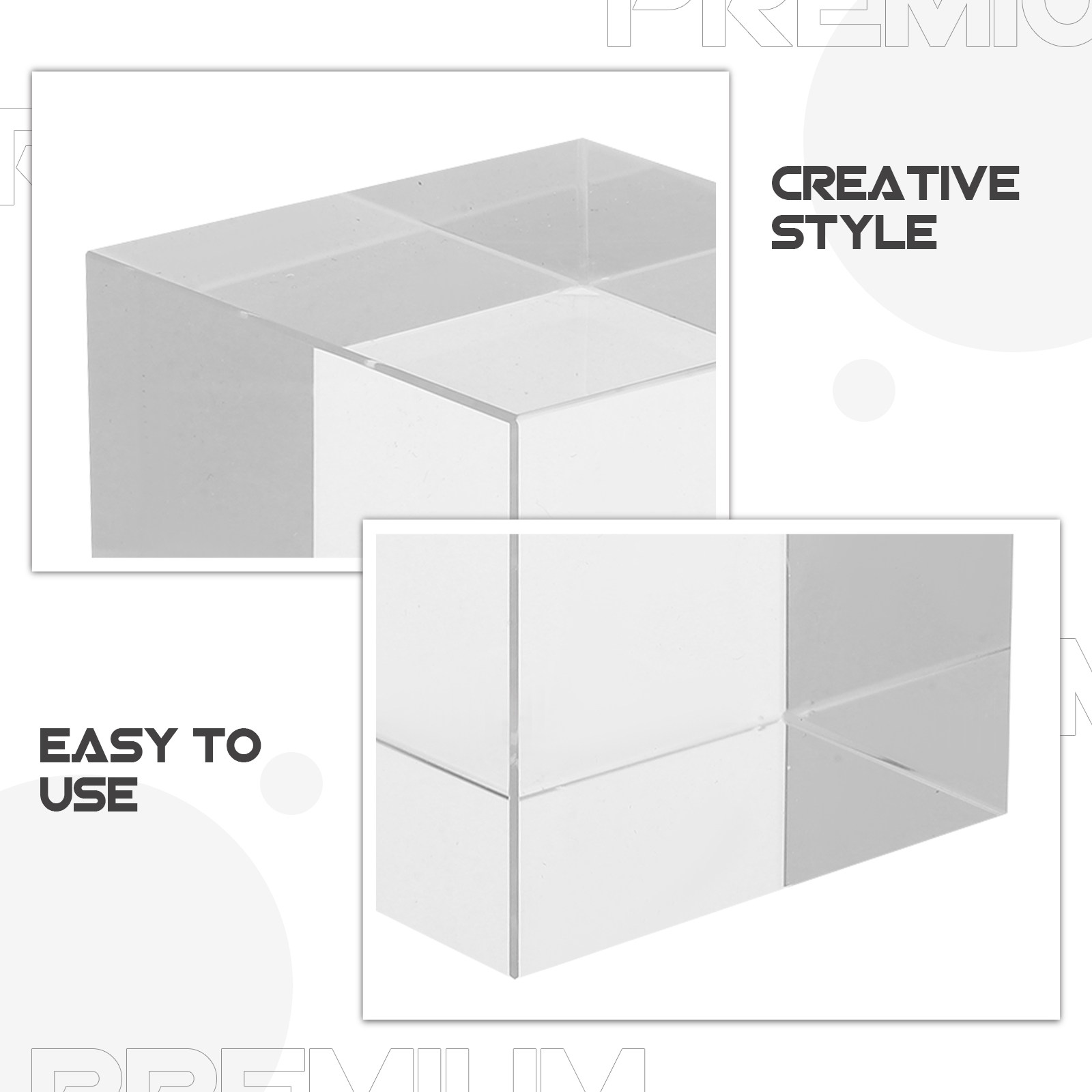 Kare Şeklinde, Şeffaf Kristal  - Paper Weight Crystal incelemesi ve fiyatı