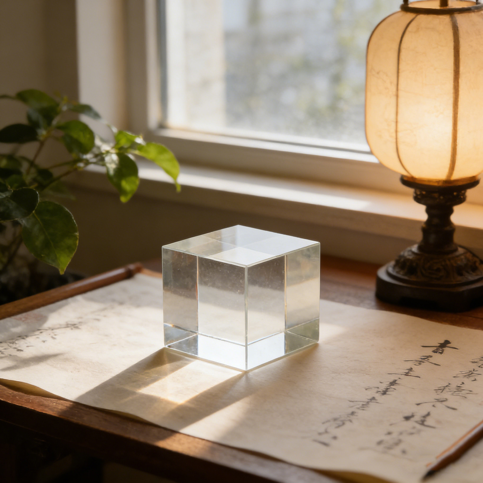 Kare Şeklinde, Şeffaf Kristal  - Paper Weight Crystal incelemesi ve fiyatı