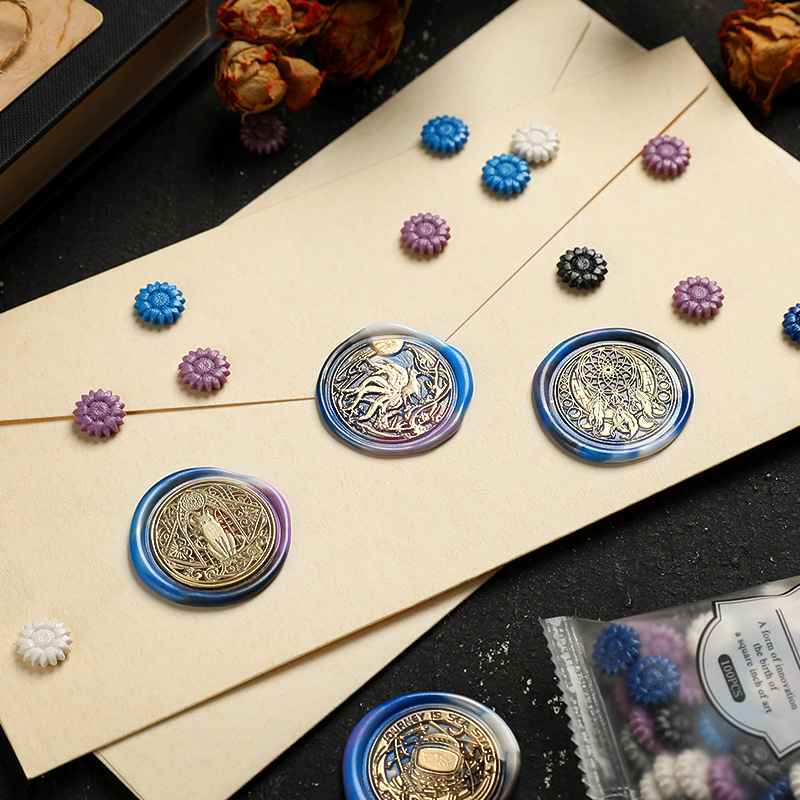 Yeni ayçiçeği sızdırmazlık müh - Wax Seal Stamp Set incelemesi ve fiyatı